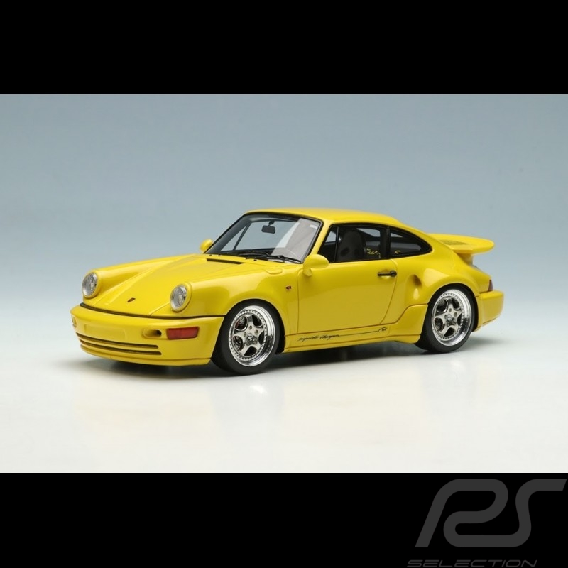 Porsche 911 Turbo S Light Weight Type 964 1992 Speed yellow 1/43 Make Up  Vision VM159A