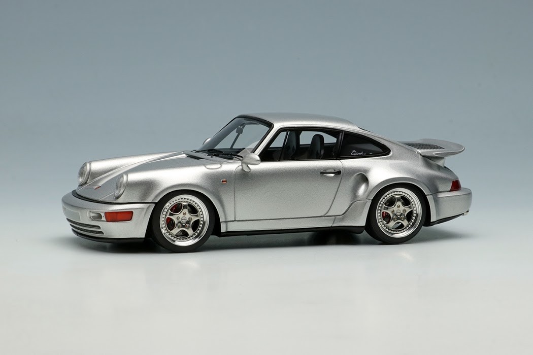 Porsche 911 Turbo S Light Weight Type 964 1992 Silver Grey 1 43 Make Up Vision Vm159b Selection Rs