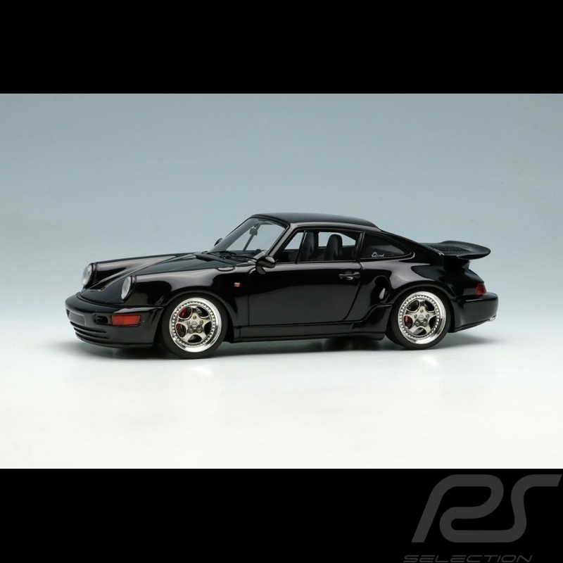 Porsche 911 Turbo S Light Weight Type 964 1992 Noire 1/43 Make Up Vision VM159D