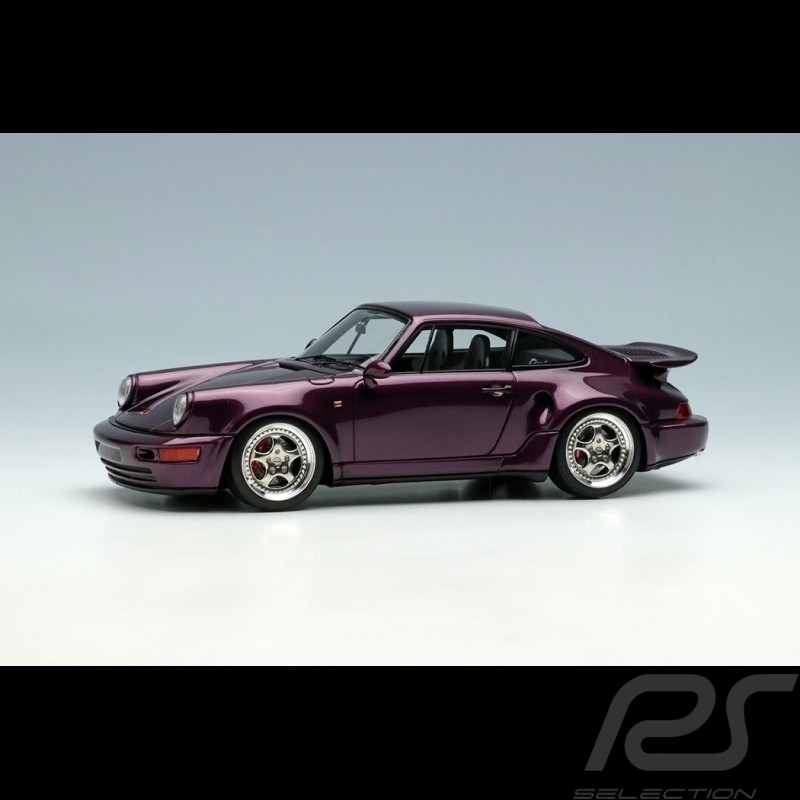 Porsche 911 Turbo S Light Weight Type 964 1992 Amethyst metallic 1/43 Make Up Vision VM159E