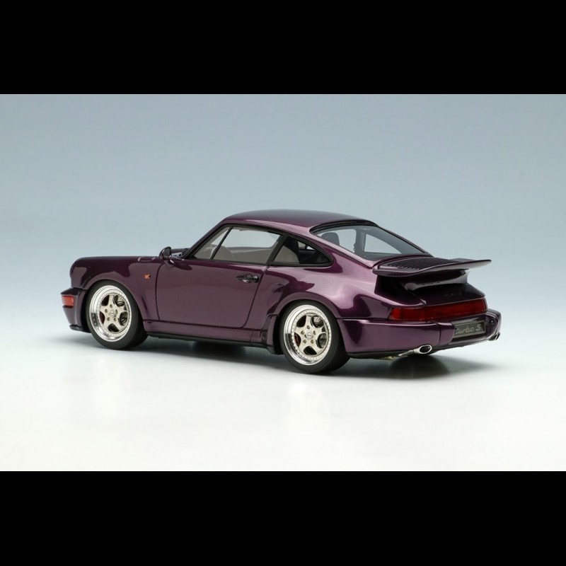 Porsche 911 Turbo S Light Weight Type 964 1992 Amethyst metallic 1/43 Make  Up Vision VM159E