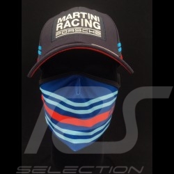 Martini Maske Waschbare Schutzmaske Blau / rot Größe L
