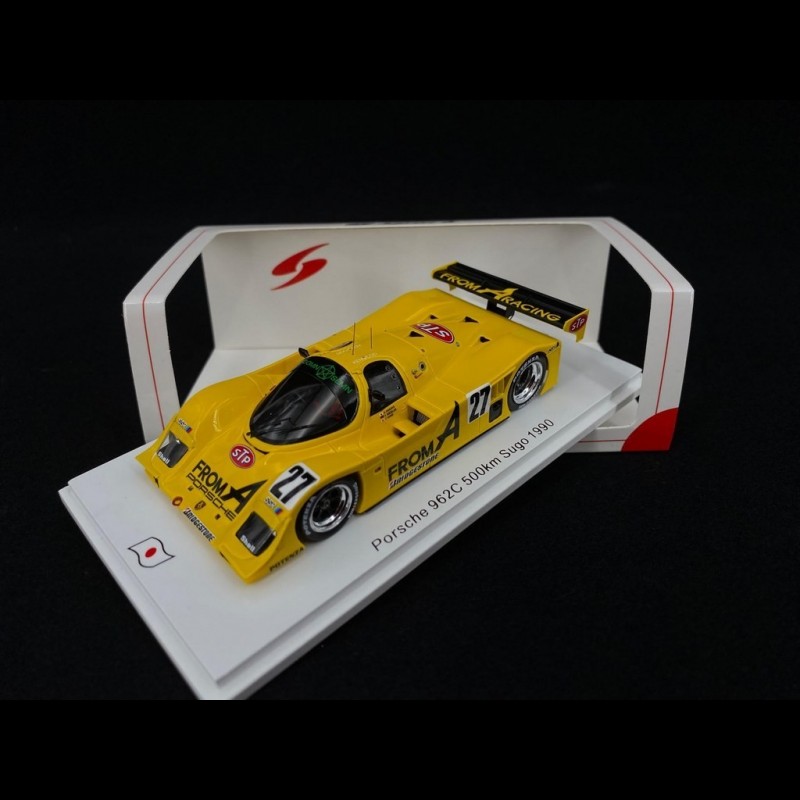 Porsche 962 C n° 27 500km Sugo 1990 1/43 Spark SJ081