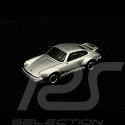 Porsche 911 Turbo type 930 gris métallisé silver silber metallic 1/64 Schuco 452022400