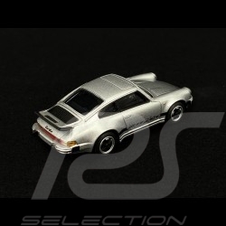 Porsche 911 Turbo type 930 silver metallic 1/64 Schuco 452022400