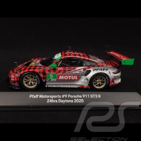 Porsche 911 GT3 R type 991 24h Daytona 2020 n° 9 Pfaff 1/43 Spark MAP02085020