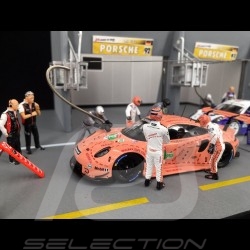 Diorama Figuren Set Le Mans 2018 Porsche Sau 1/43 Spark 43AC013
