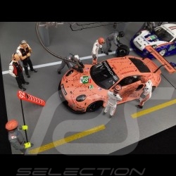 Set figurines diorama Le Mans 2018 Porsche Cochon rose 1/43 Spark 43AC013