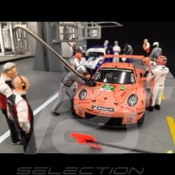 Diorama figurines set Le Mans 2018 Porsche Pink pig 1/43 Spark 43AC013