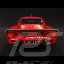 Porsche 911 Biturbo type 930 3.3 Almeras 1993 rouge métallisé red rot metallic 1/18 KESS KE18005C