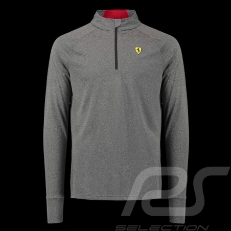 Ferrari Sport Poloshirt Langarm Grau Ferrari Motorsport Collection - Herren