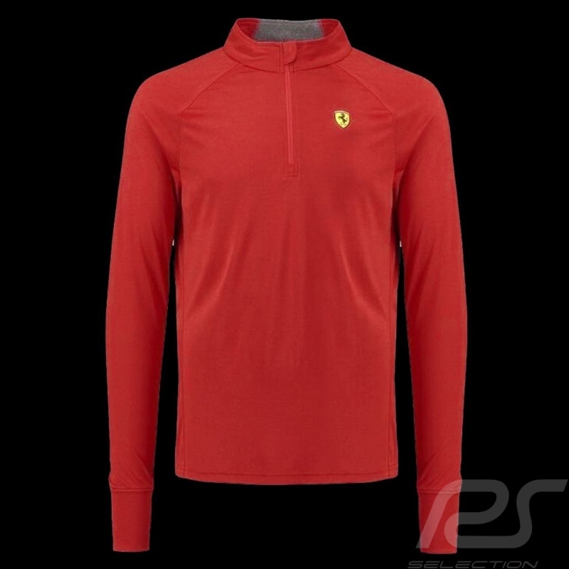 Ferrari Sport Poloshirt Langarm Rot Ferrari Motorsport Collection