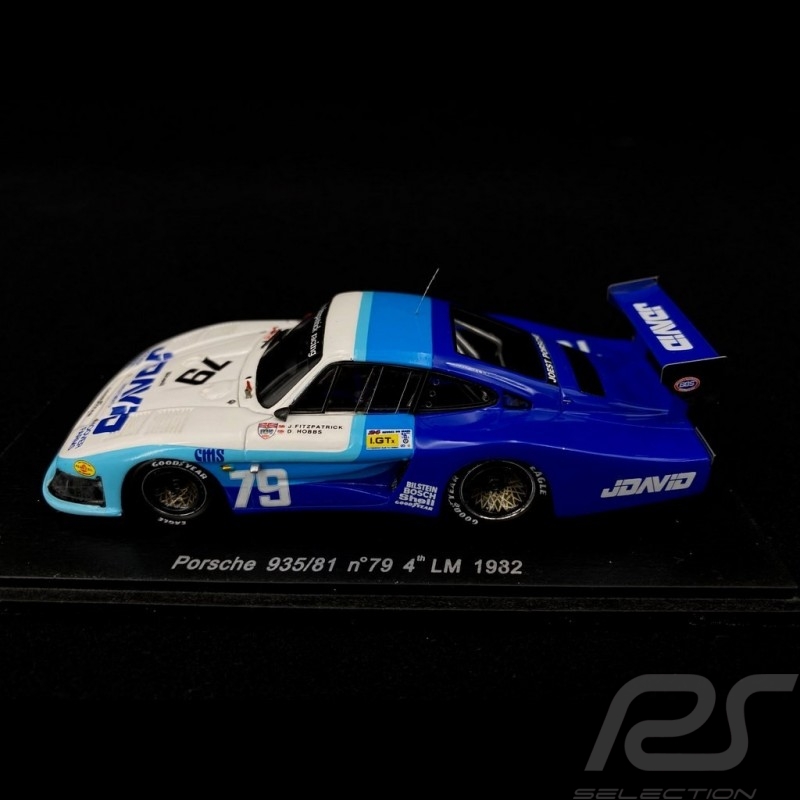 Porsche 935 /81 n° 79 Platz 4 Le Mans 1932 1/43 Spark S1925