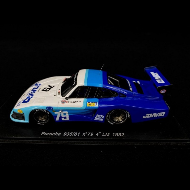Miniature Spark Porsche 935/81 #79 - 4e Aux 24h Du Mans 1982 - Échelle 1/43