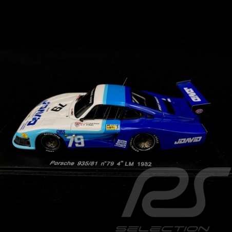 Porsche 935 /81 n° 79 4th Le Mans 1932 1/43 Spark S1925
