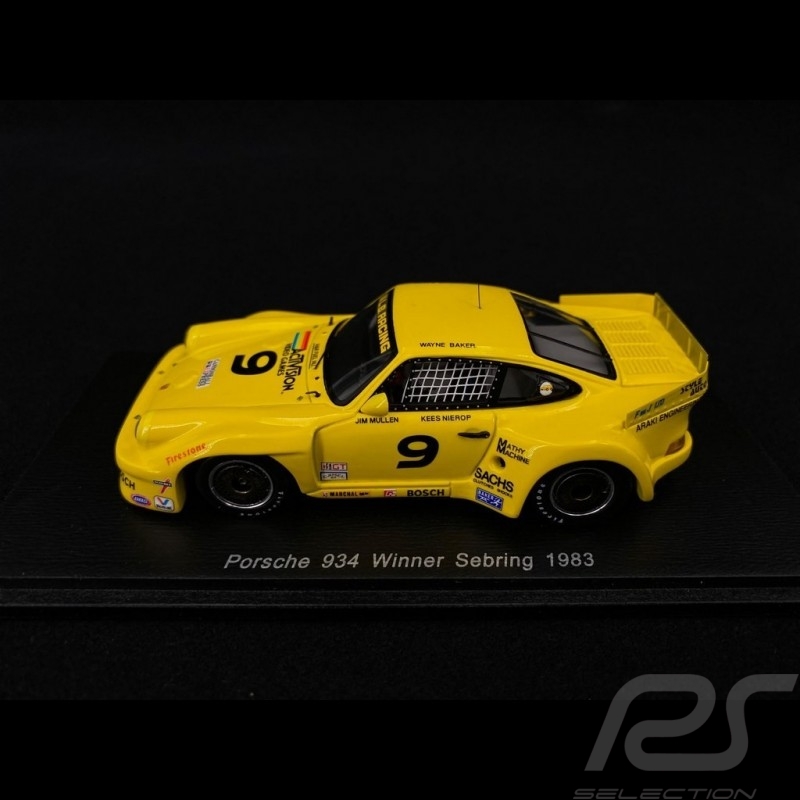 Porsche 934 n° 9 Winner Sebring 1983 1/43 Spark 43SE83