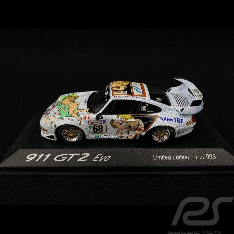 Porsche 911 GT2 Evo typ 993 n° 68 Wolinski Le Mans 98 1/43 Minichamps PMC02000112