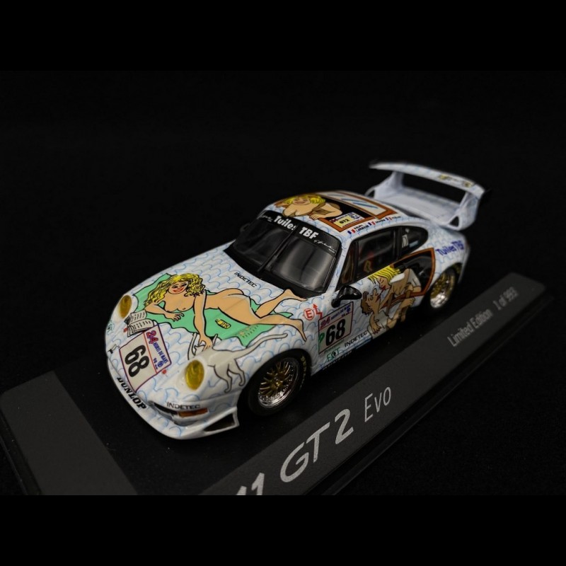 Porsche 911 GT2 Evo type 993 n° 68 Wolinski Le Mans 98 1/43