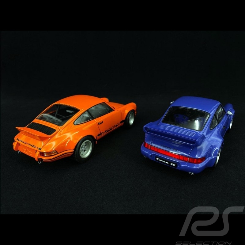 SOLIDO 180004 Porsche 2 x road car set 911 RSR & 964 Carrera RS 1:18th scale