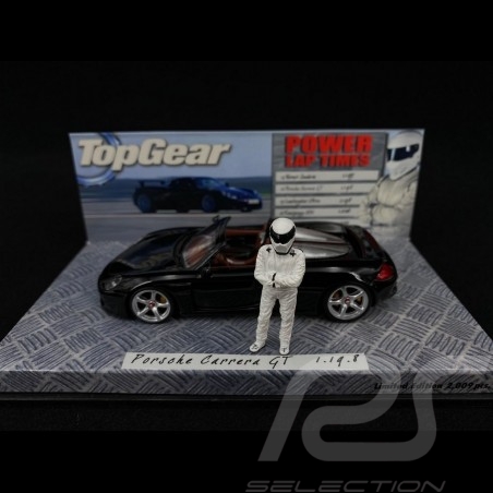 Porsche Carrera GT noire avec pilote 1/43 TopGear 519436260