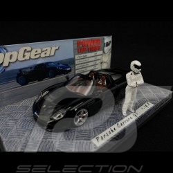 Porsche Carrera GT schwarz mit Fahrer 1/43 TopGear 519436260