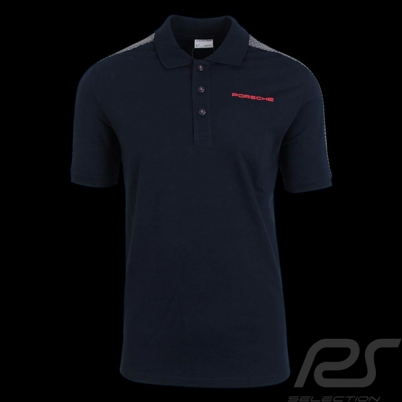 Polo Porsche Racing Bleu foncé / gris / rouge WAP730M0SR - homme