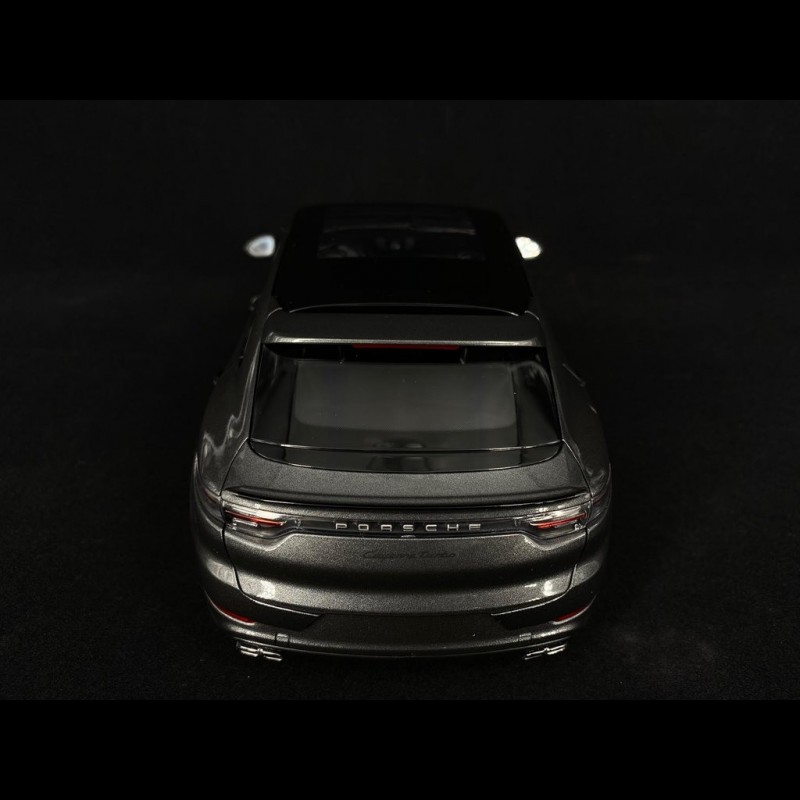 Porsche Cayenne Turbo coupé 2019 Gris Quartz 1/18 Norev 187670