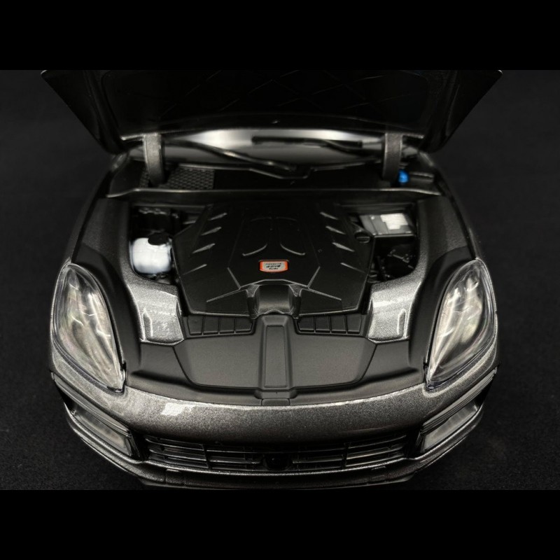 2019 Porsche Cayenne Turbo Coupe Gris Foncé Métallique 1:18