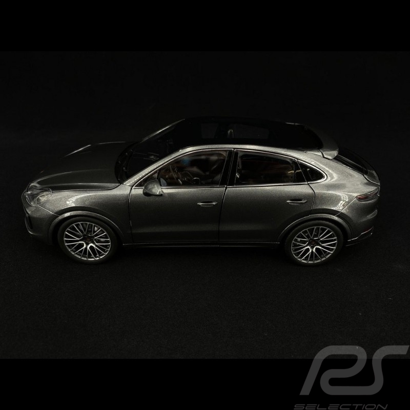 Porsche Cayenne Turbo coupé 2019 Quarzgrau 1/18 Norev 187670