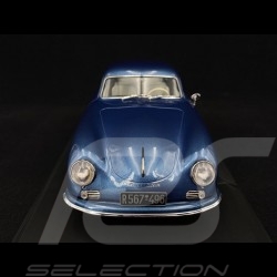 Porsche 356 pré-A 1500 Coupé 1954 Bleu Etna 1/18 Norev 187450