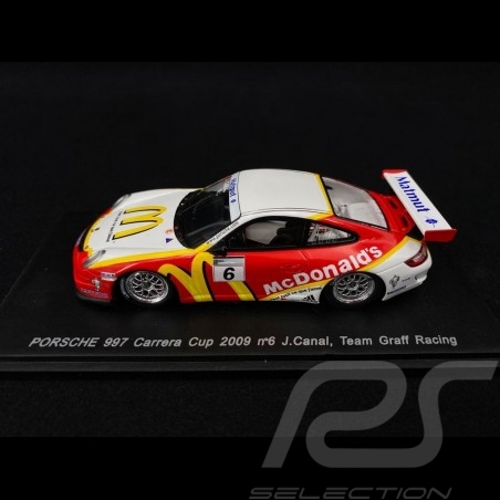 Porsche 911 type 997 Carrera Cup 2009 n° 6 Graff Racing 1/43 Spark MX018