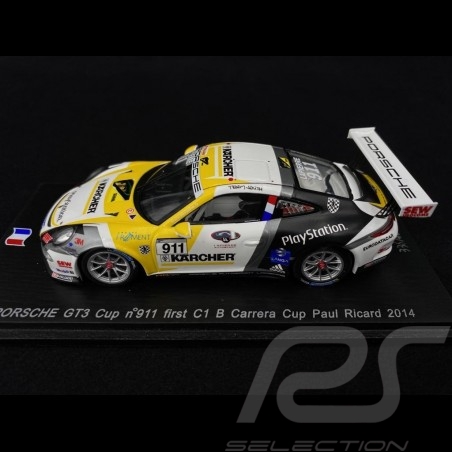 Porsche 911 GT3 type 991 Carrera Cup 2014 N° 911 1/43 Spark SF083