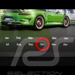 Calendrier Calendar Kalender Porsche 911 GT3 RS perpétuel métal à poser / accrocher WAXL5000050