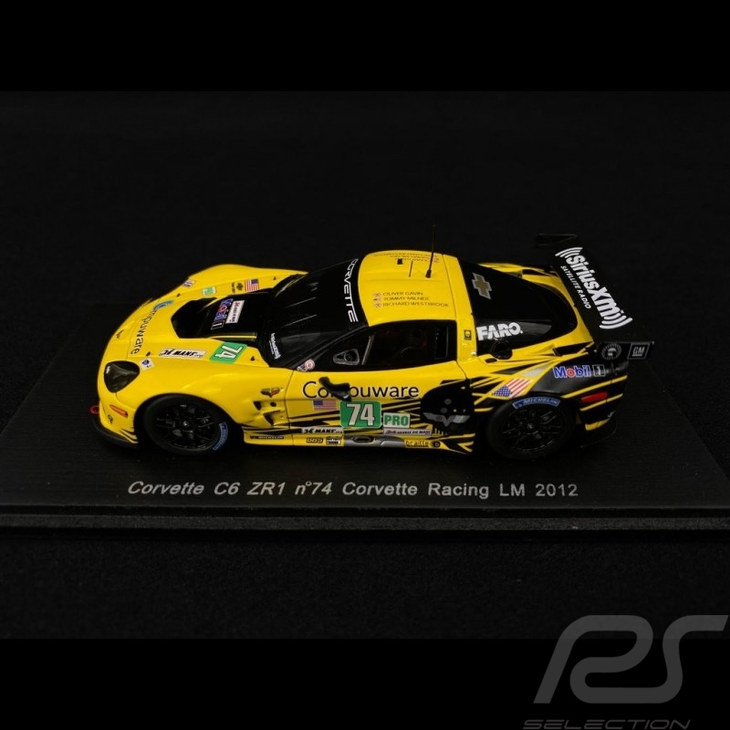 Corvette C6 ZR1 Le Mans 2012 n° 74 Corvette Racing 1/43 Spark S3729