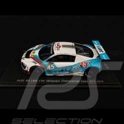 Audi R8 LMS Vainqueur VdeV GTV 2014 n° 45 AB-Sport 1/43 Spark SP102