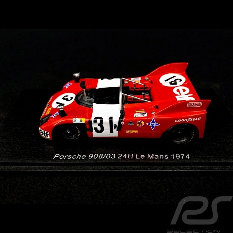 Porsche 908 /03 24h Le Mans 1974 n° 31 Tibidabo 1/43 Spark S4742