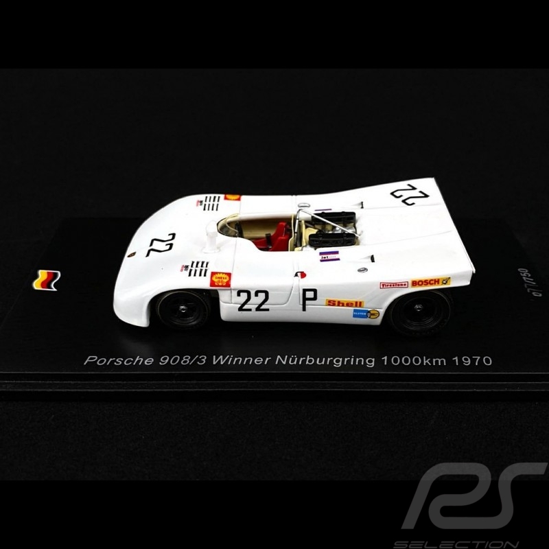 Porsche 908 /03 Winner 1000km Nürburgring 1970 n° 22 Vic Elford 1/43 Spark SG512