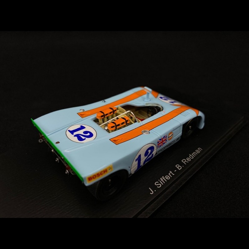 Porsche 908 /3 Gulf n° 12 Winner Targa Florio 1970 1/43 Spark 43TF70