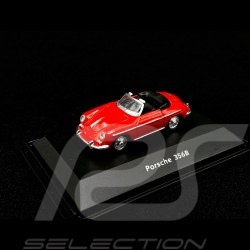 Porsche 356 B Cabriolet Rouge Red Rot 1/87 Welly 73106SW