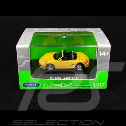 Porsche Boxster S Gelb 1/87 Welly 73118SW