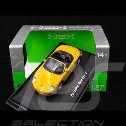 Porsche Boxster S Gelb 1/87 Welly 73118SW