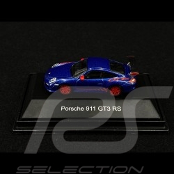 Porsche 911 GT3 RS type 997 Blue / Red 1/87 Schuco 452631600