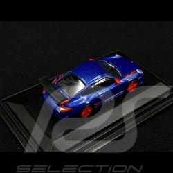 Porsche 911 GT3 RS type 997 Bleu / Rouge 1/87 Schuco 452631600