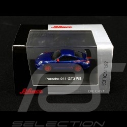 Porsche 911 GT3 RS type 997 Bleu / Rouge 1/87 Schuco 452631600