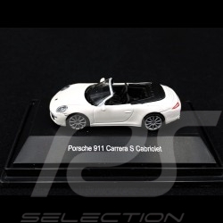 Porsche 911 Carrera S Cabriolet  type 991 White 1/87 Schuco 452616400