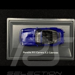 Porsche 911 Carrera 3.2 Cabriolet bleu 1/87 Schuco 452635200