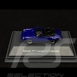 Porsche 911 Carrera 3.2 Cabriolet blue 1/87 Schuco 452635200