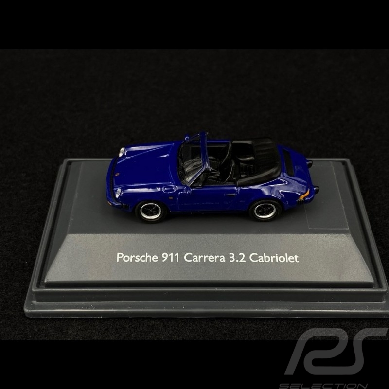 Porsche 911 Carrera 3.2 Cabriolet blau 1/87 Schuco 452635200