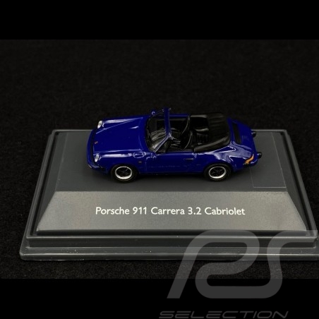 Porsche 911 Carrera 3.2 Cabriolet blue 1/87 Schuco 452635200