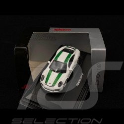 Porsche 911 R type 991 blanc / vert 1/87 Schuco 452630000